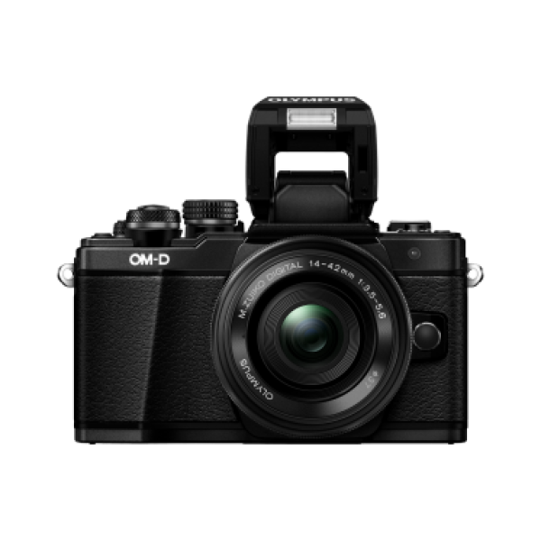 Цифровая фотокамера OLYMPUS E-M10 Mark II 14-42 Kit Black/Black